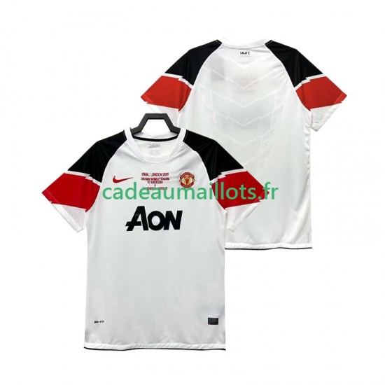 Manchester United Maillot avec flocage Champions League Rétro 3ème 2011 2012 ,Homme MC