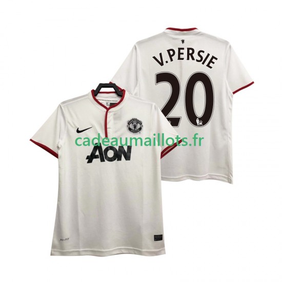 Manchester United Maillot avec flocage V PERSIE 20 Rétro 3ème 2013 2014 ,Homme MC