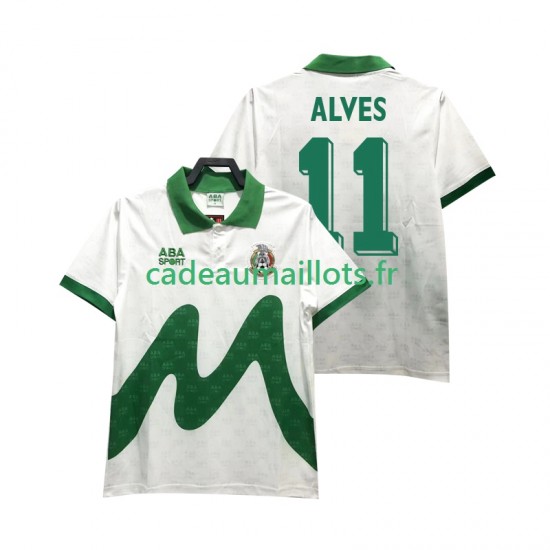 Mexique Maillot avec flocage ALVES 11 Rétro Extérieur 1995 ,Homme MC