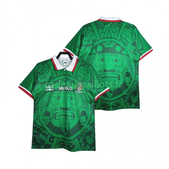 Mexique Maillot avec flocage Rétro Domicile 1988 ,Homme MC