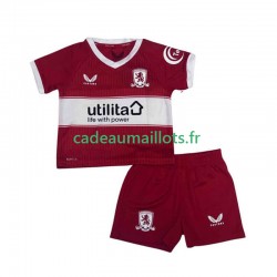 Middlesbrough Maillot avec flocage Domicile 2025-2026 ,Tenue Enfant MC