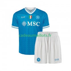 Naples Maillot avec flocage Domicile 2025-2026 ,Tenue Enfant MC