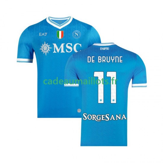 Naples Maillot avec flocage Kevin De Bruyne 11 Domicile 2025-2026 ,Homme MC