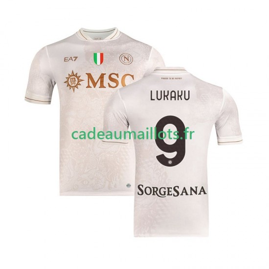 Naples Maillot avec flocage Romelu Lukaku 9 Extérieur 2025-2026 ,Homme MC