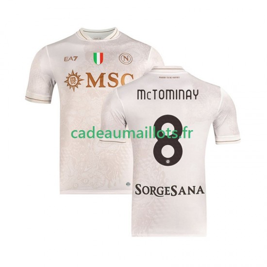 Naples Maillot avec flocage Scott McTominay 8 Extérieur 2025-2026 ,Homme MC