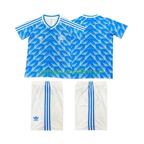 Pays-Bas Maillot avec flocage Rétro Extérieur 1988 ,Tenue Enfant MC