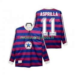 Newcastle United Maillot avec flocage ASPRILLA 11 Rétro Extérieur 1995 2004 ,Homme ML