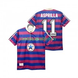 Newcastle United Maillot avec flocage ASPRILLA 11 Rétro Extérieur 1995 2004 ,Homme MC