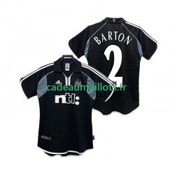 Newcastle United Maillot avec flocage BARTON 2 Rétro Extérieur 2022 2011 ,Homme MC