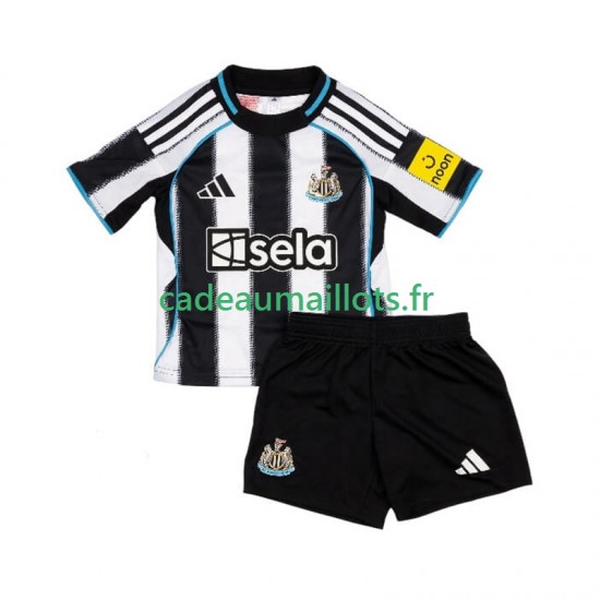 Newcastle United Maillot avec flocage Domicile 2025-2026 ,Tenue Enfant MC