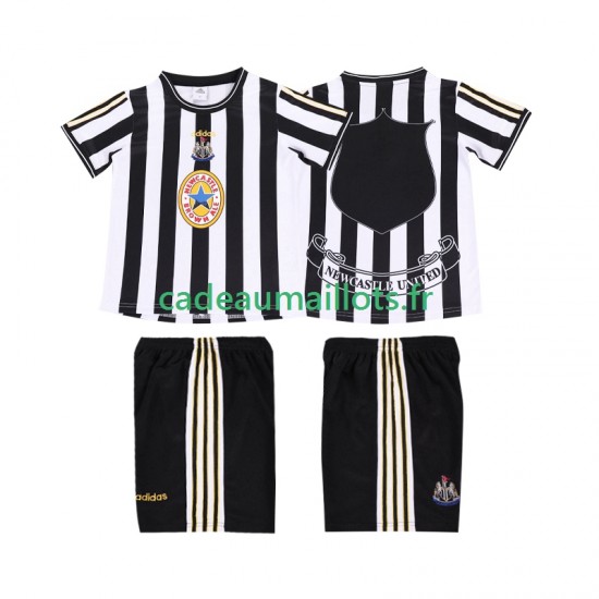 Newcastle United Maillot avec flocage Rétro Domicile 2004 2002 ,Tenue Enfant MC