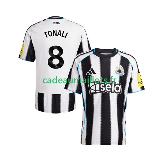 Newcastle United Maillot avec flocage Sandro Tonali 8 Domicile 2025-2026 ,Homme MC