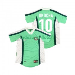Nigeria Maillot avec flocage OKOCHA 10 Rétro Domicile 1988 ,Homme MC