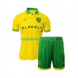 Norwich City Maillot avec flocage Domicile 2025-2026 ,Tenue Enfant MC