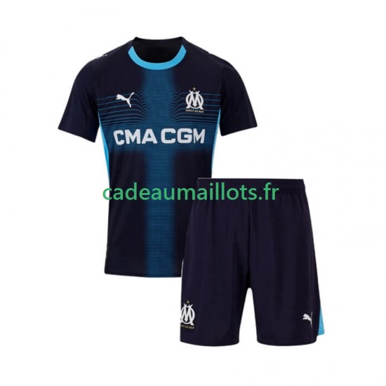 Olympique de Marseille Maillot avec flocage Extérieur 2025-2026 ,Tenue Enfant MC