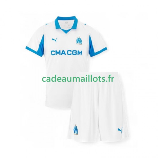 Olympique de Marseille Maillot avec flocage Domicile 2025-2026 ,Tenue Enfant MC Olympique de Marseille Maillot avec flocage Domicile 2025-2026 ,Tenue Enfant MC