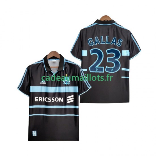 Olympique de Marseille Maillot avec flocage Gallas 23 Rétro 3ème 2002 2022 ,Homme MC Olympique de Marseille Maillot avec flocage Gallas 23 Rétro 3ème 2002 2022 ,Homme MC