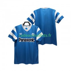 Olympique de Marseille Maillot avec flocage Rétro Extérieur 1990 ,Homme MC