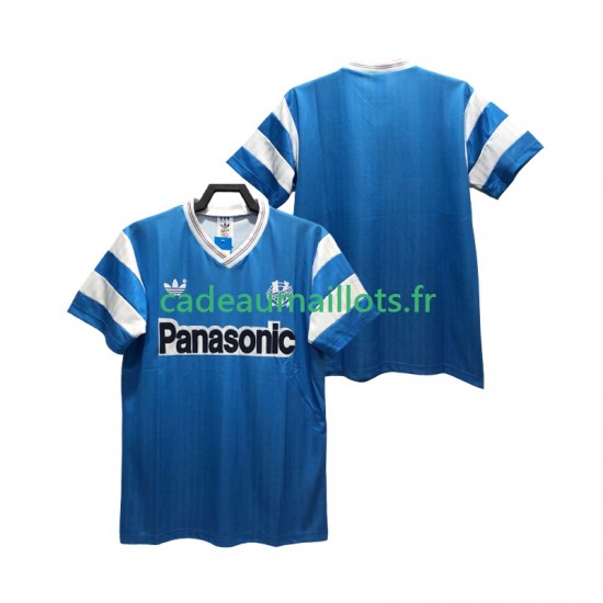 Olympique de Marseille Maillot avec flocage Rétro Extérieur 1990 ,Homme MC