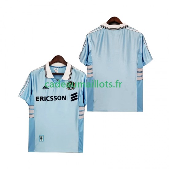 Olympique de Marseille Maillot avec flocage Rétro Extérieur 1988 2002 ,Homme MC