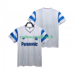 Olympique de Marseille Maillot avec flocage Rétro Domicile 1990 ,Homme MC