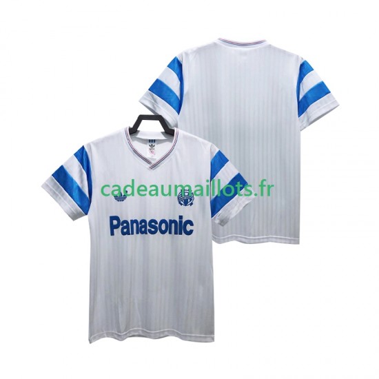 Olympique de Marseille Maillot avec flocage Rétro Domicile 1990 ,Homme MC