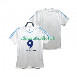 Olympique de Marseille Maillot avec flocage Rétro Domicile 2010 2008 ,Homme MC