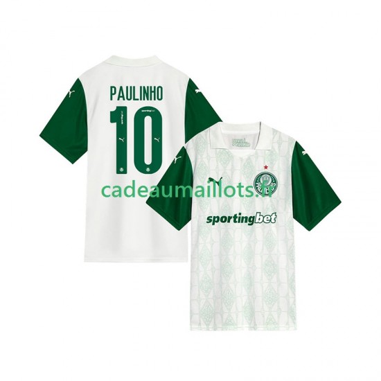 Palmeiras Maillot avec flocage Paulinho 10 Extérieur 2025-2026 ,Homme MC