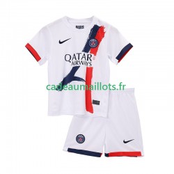 Paris Saint-Germain Maillot avec flocage Extérieur 2025-2026 ,Tenue Enfant MC