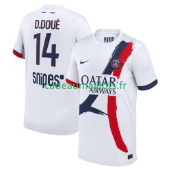 Paris Saint-Germain Maillot avec flocage Desire Doue 14 Extérieur 2025-2026 ,Homme MC