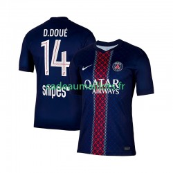 Paris Saint-Germain Maillot avec flocage Desire Doue 14 Domicile 2025-2026 ,Homme MC