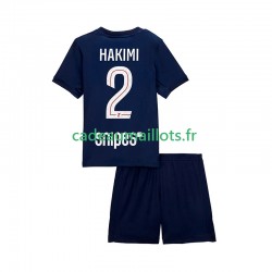 Paris Saint-Germain Maillot avec flocage Hakimi 2 Domicile 2025-2026 ,Tenue Enfant MC