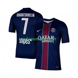 Paris Saint-Germain Maillot avec flocage Khvicha Kvaratskhelia 7 Domicile 2025-2026 ,Homme MC