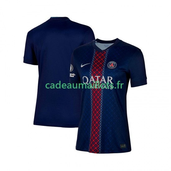Paris Saint-Germain Maillot avec flocage Domicile 2025-2026 ,Femme MC Paris Saint-Germain Maillot avec flocage Domicile 2025-2026 ,Femme MC