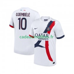 Paris Saint-Germain Maillot avec flocage Ousmane Dembele 10 Extérieur 2025-2026 ,Homme MC
