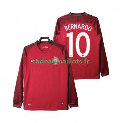 Portugal Maillot avec flocage BERNARDO 10 Rétro Domicile 2016 ,Homme ML