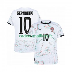 Portugal Maillot avec flocage Bernardo Silva 10 Extérieur 2025-2026 ,Homme MC