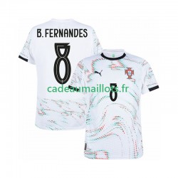 Portugal Maillot avec flocage Bruno Fernandes 8 Extérieur 2025-2026 ,Homme MC