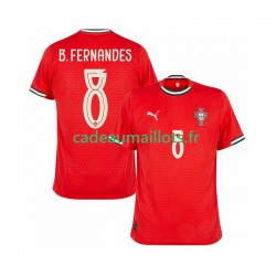 Portugal Maillot avec flocage Bruno Fernandes 8 Domicile 2025-2026 ,Homme MC
