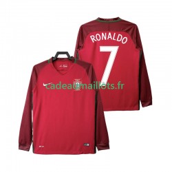 Portugal Maillot avec flocage Cristiano Ronaldo 7 Rétro Domicile 2016 ,Homme ML