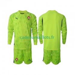 Portugal Maillot avec flocage Gardien Domicile 2025 ,Tenue Enfant ML