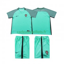 Portugal Maillot avec flocage Rétro Extérieur 2016 ,Tenue Enfant MC
