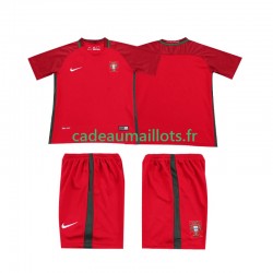 Portugal Maillot avec flocage Rétro Domicile 2016 ,Tenue Enfant MC