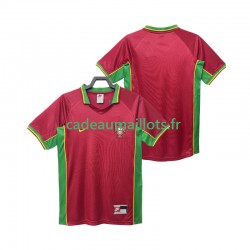 Portugal Maillot avec flocage Rétro Domicile 1988 ,Homme MC