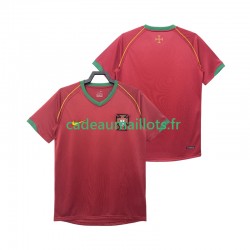 Portugal Maillot avec flocage Rétro Domicile 2006 ,Homme MC