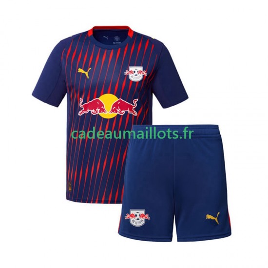 RB Leipzig Maillot avec flocage Extérieur 2025-2026 ,Tenue Enfant MC