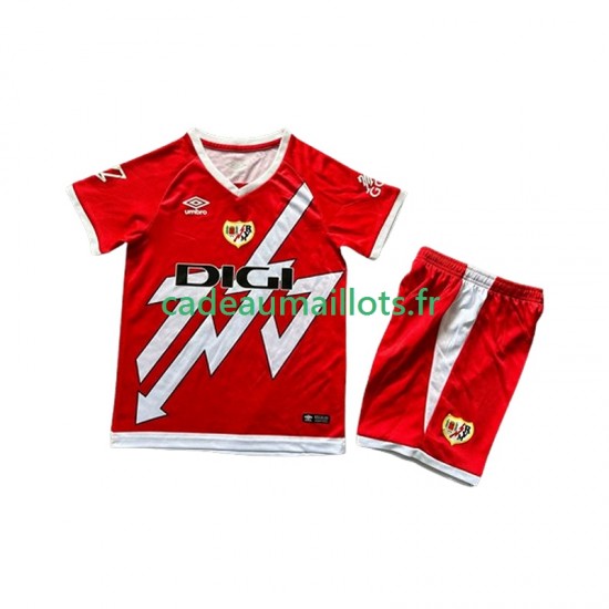 Rayo Vallecano Maillot avec flocage Domicile 2024-2025 ,Tenue Enfant MC