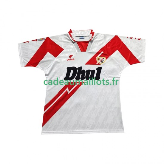 Rayo Vallecano Maillot avec flocage Rétro Domicile 1994 1995 ,Homme MC