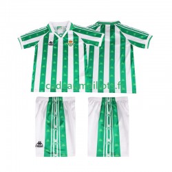 Real Betis Maillot avec flocage Rétro Domicile 1996 2004 ,Tenue Enfant MC