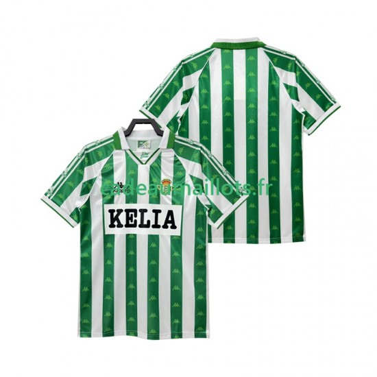 Real Betis Maillot avec flocage Rétro Domicile 1995 1996 ,Homme MC